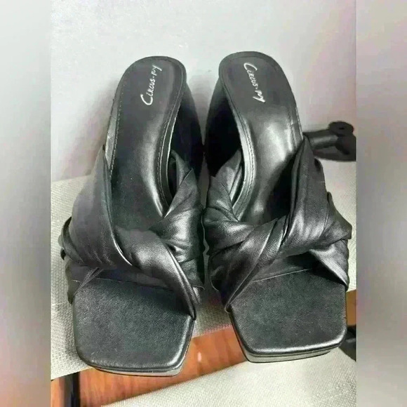 Circus NY by Sam Edelman Black Women Marianna Chunky Heeled Sandal Size 7.5 NWOB - Picture 6 of 10